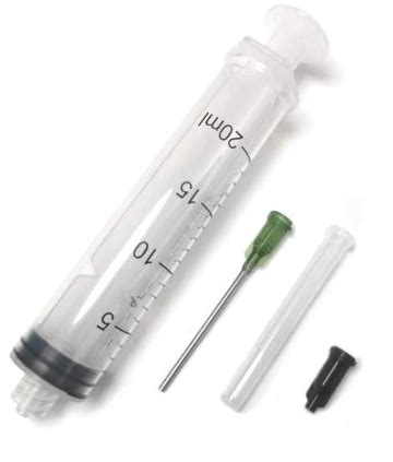 Syringe with Needle 20ml LUER LOCK, Coming Century Company