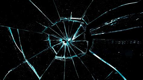 Screen Of Badly Broken Glass