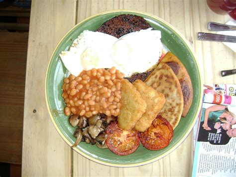 The ins and outs of lunch.: A "Full Scottish" breakfast