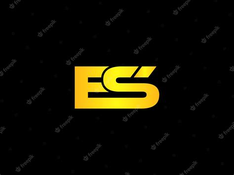 Premium Vector | Es logo design