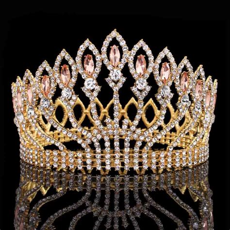 Wedding Bridal Crystal Tiara Crowns Princess Queen Pageant Prom ...