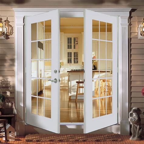 ReliaBilt® 5' ReliaBilt French Patio Door Wind Code Approved Steel 15 ...