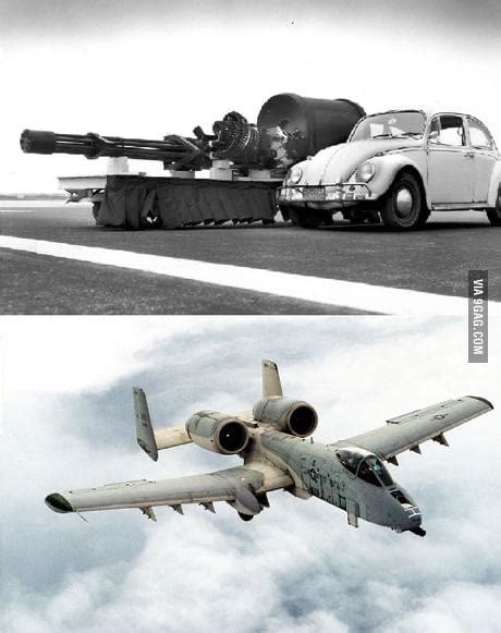 The gun on the A10 Thunderbolt II, Gau 8/A avenger. Link in comments ...