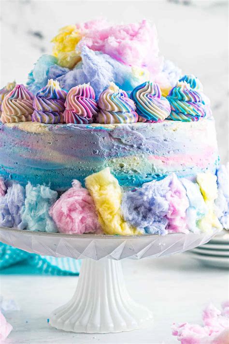 Cotton Candy Cake Story - Easy Dessert Recipes