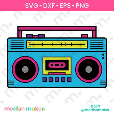 Radio Boombox Monogram Svg Radio Svg Boombox Svg Cassette Tape | Porn ...