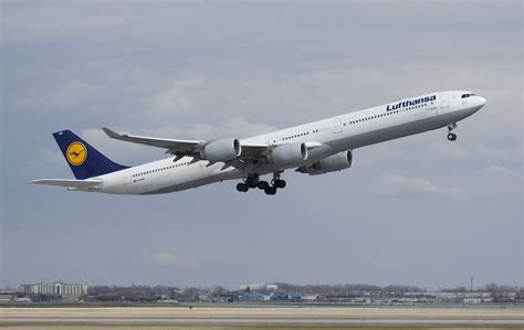 Airbus A340-600 авиакомпании Lufthansa