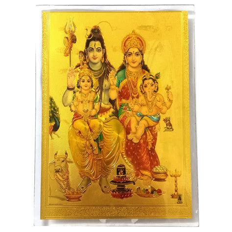 Buy Lord Shiva Family Photo Frame | Lord Shiv Family Photo | Lord Shiva ...