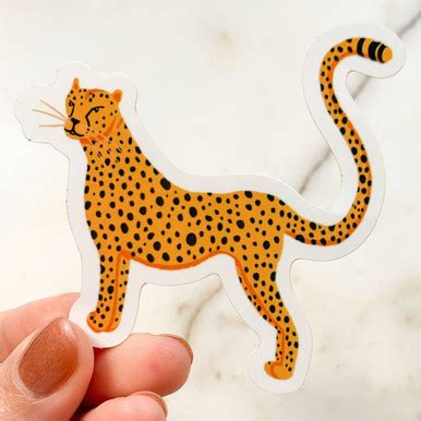 Cheetah Sticker