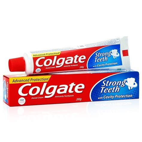 COLGATE TOOTHPASTE DENTAL CREAM STRONG TEETH (200GM) - Choose My Cart