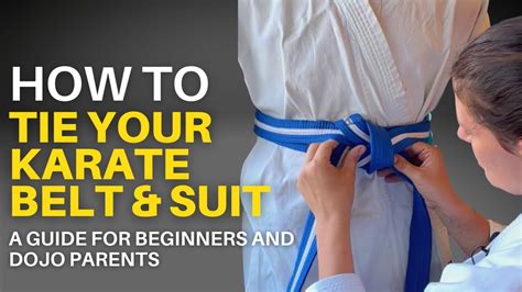 How to tie a karate belt (easy!) and jacket - care, wear and etiquette ...