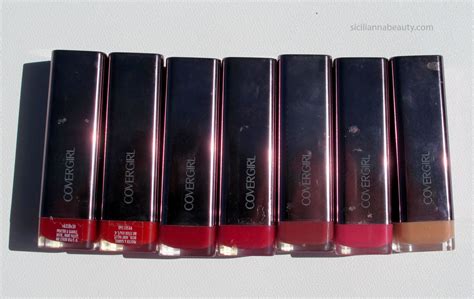 SWATCHES: Covergirl Lip Perfection Lipstick Collection - Lashes & Lipstick