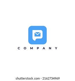 Mail Logo Vector Icon Illustrator Design Stock Vector (Royalty Free ...