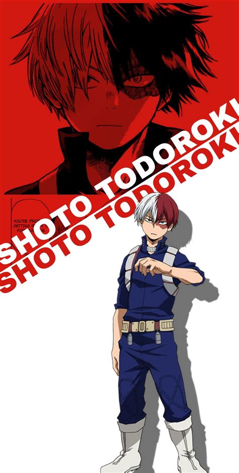 Shoto Todoroki Wallpaper With Name - Anime Wallpaper HD