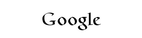 Fonts Logo » Google Logo Font