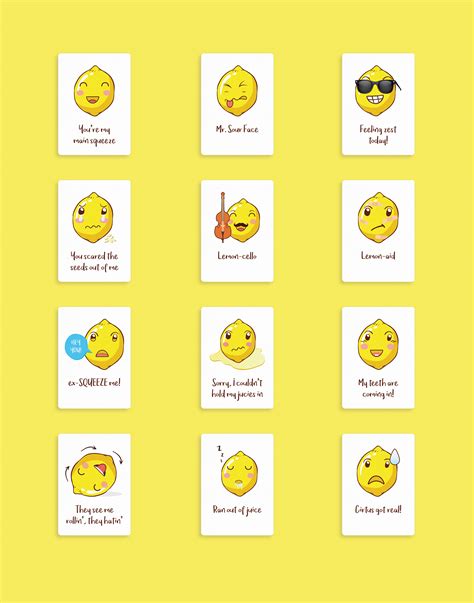 Lemon Puns on Behance