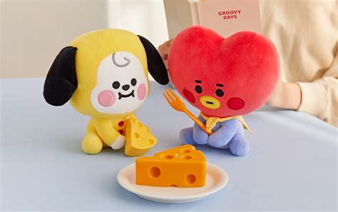 BTS BABY BT21 OFFICIAL SITTING DOLL 20CM, 12CM PLUSH DOLL – k-cutiestar