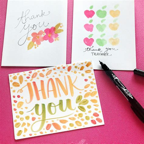 Easy Teacher Appreciation Card Ideas - Tombow USA Blog