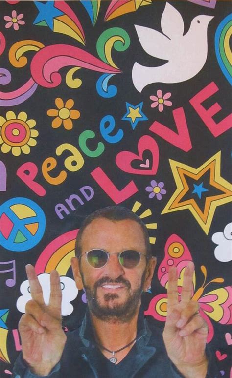 Ringo Starr Peace And Love Photograph by Donna Wilson - Pixels