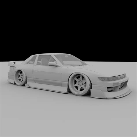 Nissan s13 180sx 3D model - TurboSquid 1701754