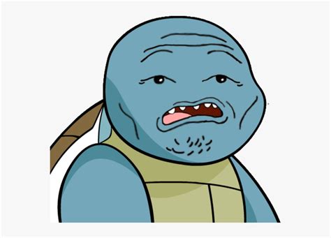 Give Squirtle A Face - Squirtle Meme, HD Png Download - kindpng