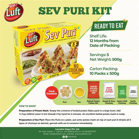 Sev Puri Kit - https://wahluft.com