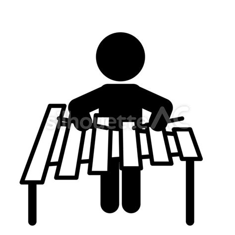 Marimba player 158532 - Free Download - silhouetteAC