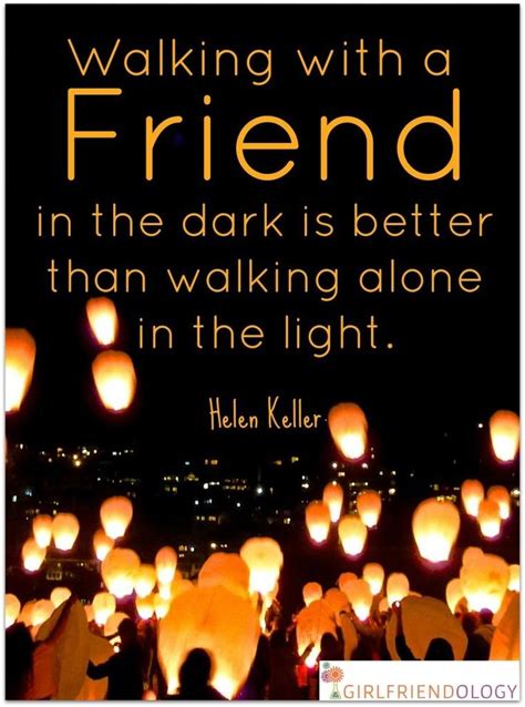 Friendship Quotes about Walking Together (Night Walk Quotes) | Best ...