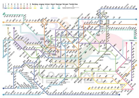 Seoul Subway map (Chinese, 正體字) | Seoul Subway map (Traditio… | Flickr