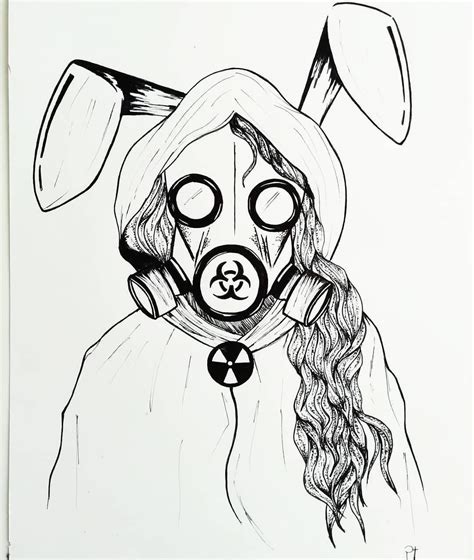 Gas Mask Cartoon Drawing | 101hannelore