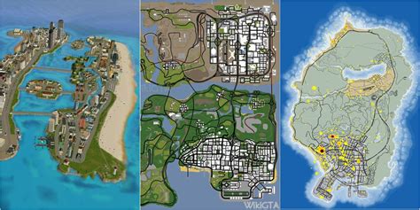 Every Grand Theft Auto Game Map, Ranked