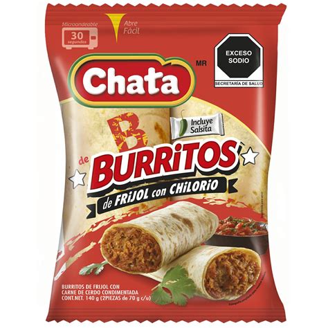 BURRITOS DE CHILORIO CON FRIJOL TWIN PACK – Chata México