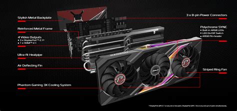 ASRock | AMD Radeon™ RX 7900 XTX Phantom Gaming 24GB OC