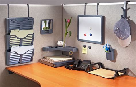 DIY Cubicle Organization