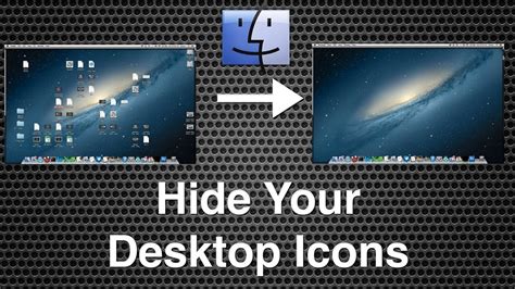 Hide Desktop Icons (Including Hard Drives) On Mac OS X - YouTube