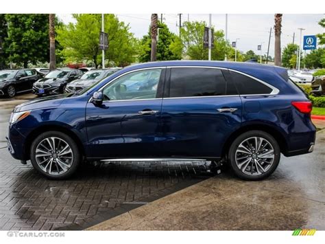 Fathom Blue Pearl 2020 Acura MDX Technology AWD Exterior Photo ...