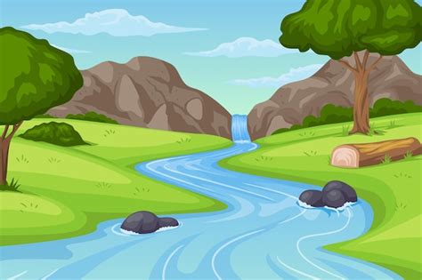 Stream river Vectors & Illustrations for Free Download | Freepik