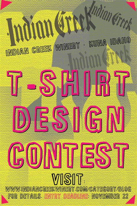 T-Shirt Design Contest! | Indian Creek Winery