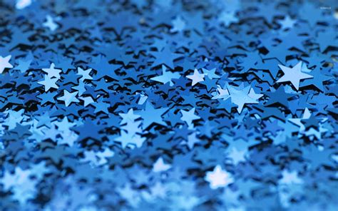 Blue stars wallpaper - Photography wallpapers - #24356