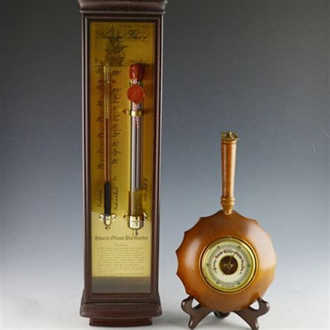 Two Vintage Barometers Including a Fitzroy Storm Glass Barometer | EBTH