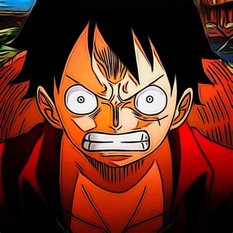 Luffy Angry Face 👿 | Luffy, Caras, Mitología