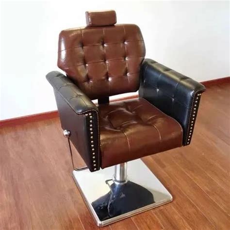 Brown Synthetic Leather Beauty Salon Chair, For Professional, With ...