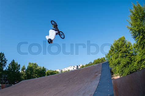 BMX Bike Stunt | Stock image | Colourbox