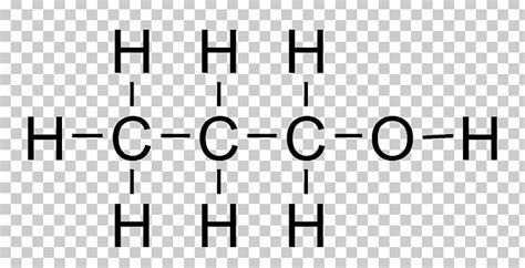 1-Propanol Lewis Structure Structural Formula Butanol PNG, Clipart ...