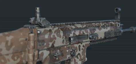 FN SCAR-L Camo 3D Model by Jayden