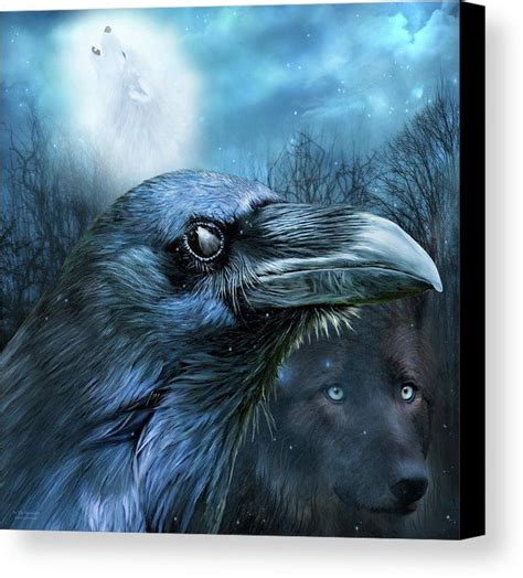 1000+ images about Raven Art on Pinterest | Wolves, Artworks and Canvas ...