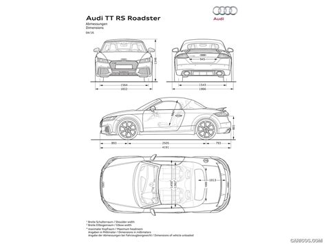 2017 Audi TT RS Roadster - Dimensions | HD Wallpaper #41