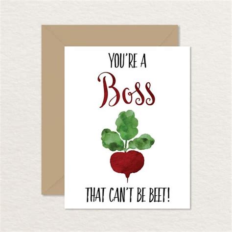 Funny Card for Boss / Printable Boss Card / Boss Appreciation