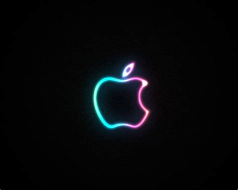 Neon Apple Logo Wallpapers - Top Free Neon Apple Logo Backgrounds ...