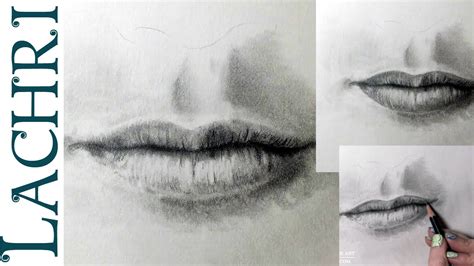 male lips drawing step by step - Madelaine Sams