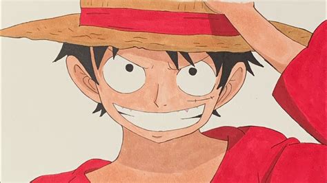 How To Draw Luffy From One Piece Step By Step Drawing Tutorial ...